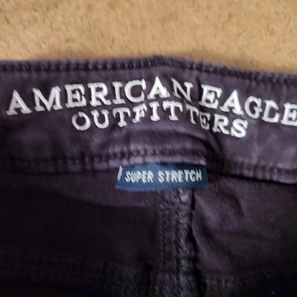 American Eagle Outfitters Jegging Women Plum Purple Super Stretch Size 4 Regular - Picture 10 of 16